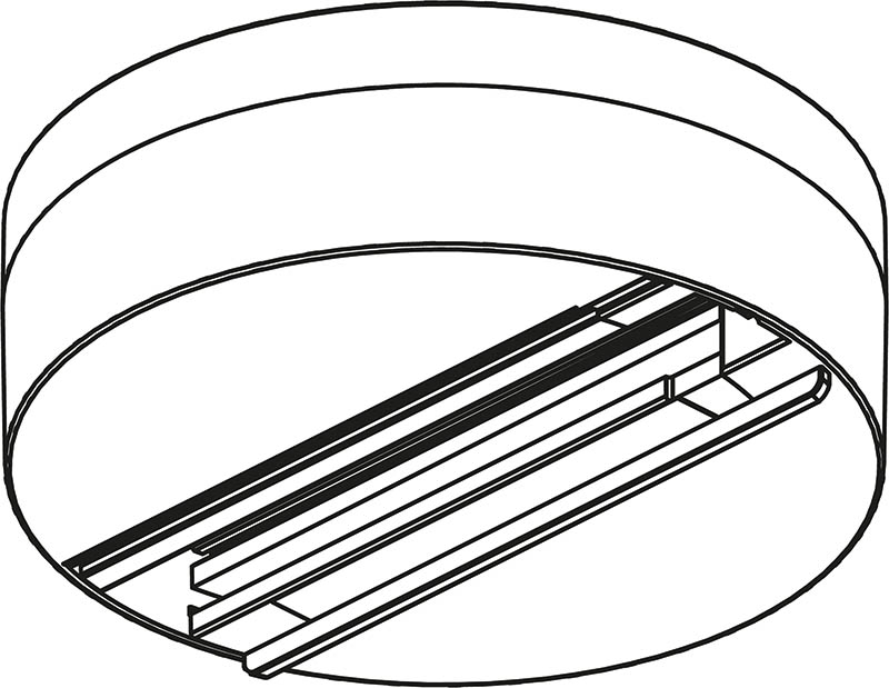 Flasque apparente pour adaptateur GA69